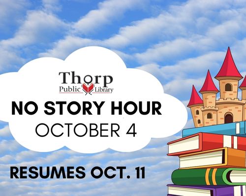 No Story Hour October 4