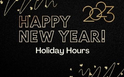 Closed 12/31 through 1/2